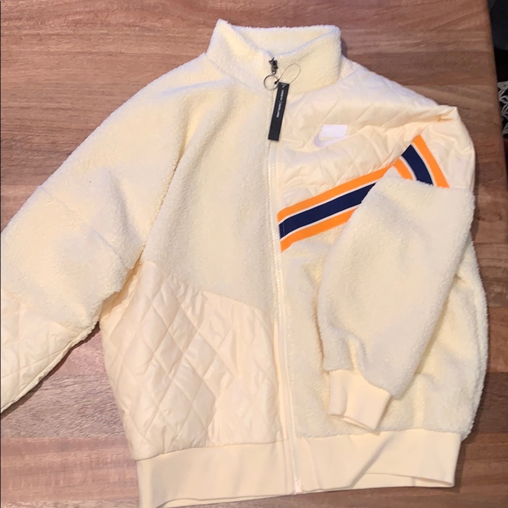 Oversize Nike Teddy / Varsity jacket